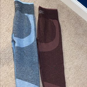 Set of 2 Victoria Secret Seamless Leggins NWOT